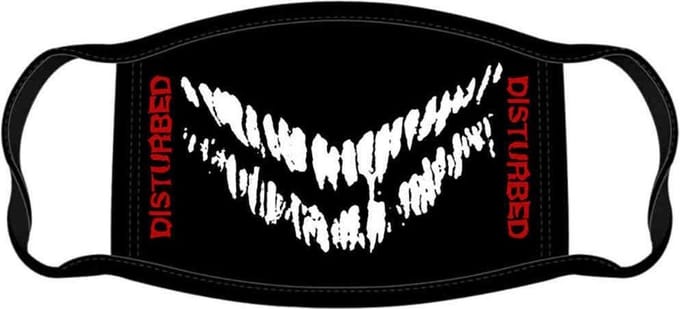Disturbed - Mouth Masker - Zwart