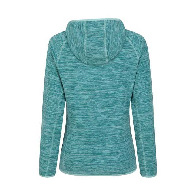 Mountain Warehouse Dames/Dames Lleyn II Melange Full Zip Hoodie (Teal)