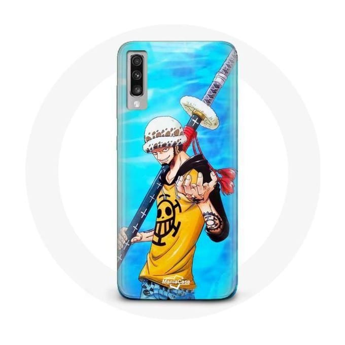 Coque pour Samsung Galaxy A50 One Piece Manga Trafalgar Law epée