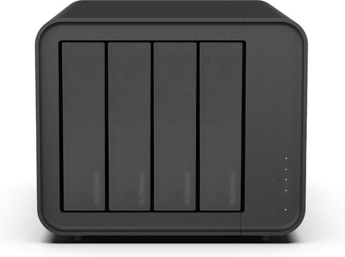 TerraMaster - D4-320 - USB DAS 4-Bay - 10 Gbps Overdrachtsnelheid - Gereedschaploze HDD Installatie