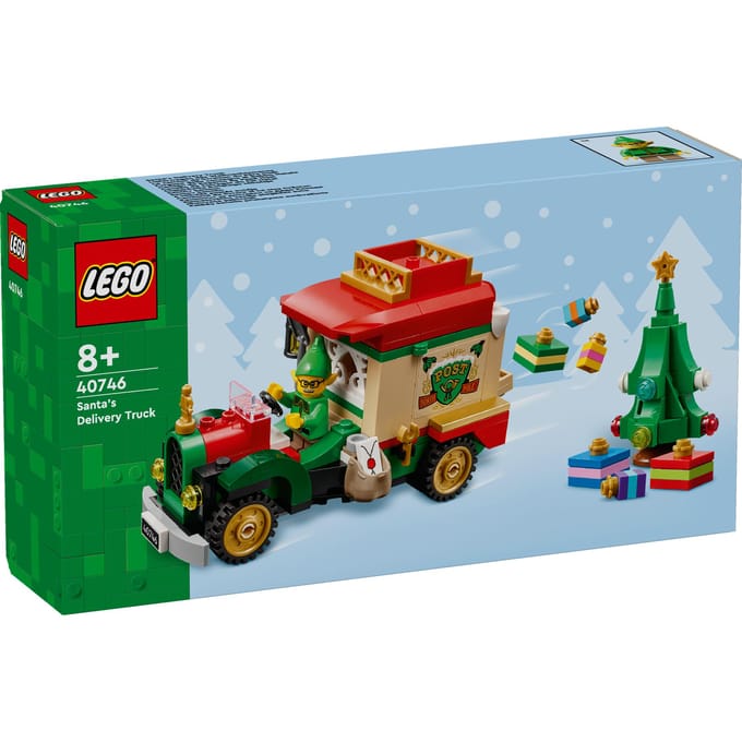 LEGO Bezorgtruck van de Kerstman Kerst Speelgoed om te Knutselen voor Kinderen 40746