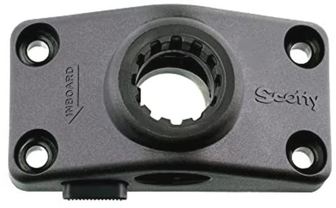 Zijdekbeugel 241L met Curl Button voor Harde Oppervlakken - Schroefmontage