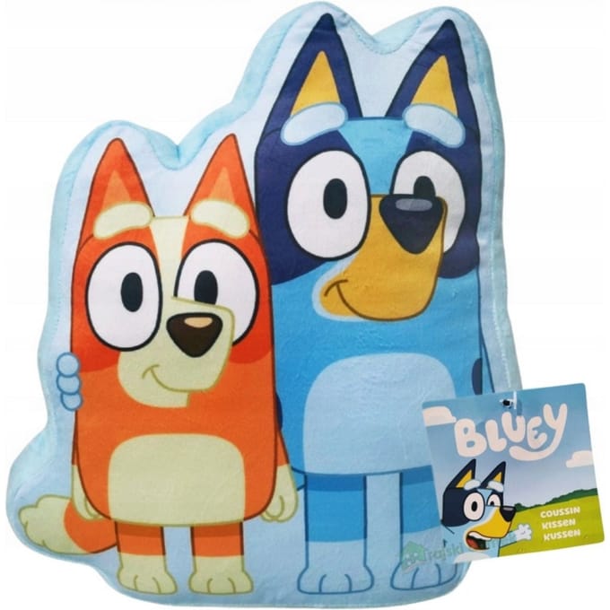 Bluey gevormd kussen - 40 cm