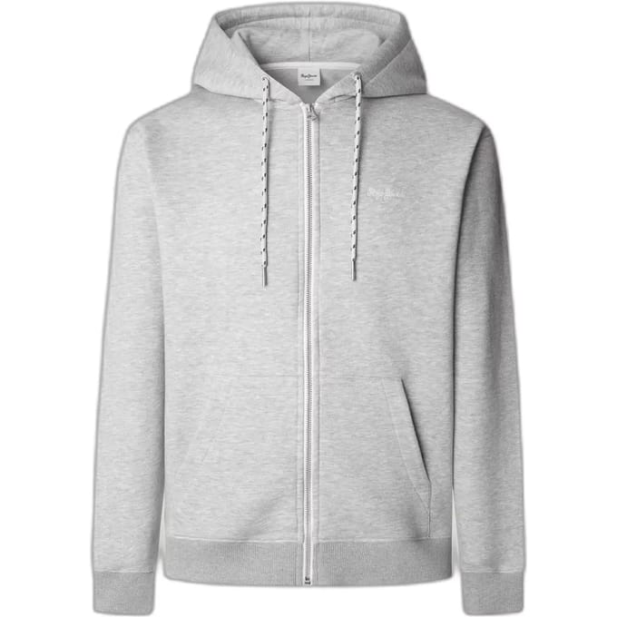 Pepe Jeans Macbeth Melange Sweatshirt Met Rits Grijs L Man