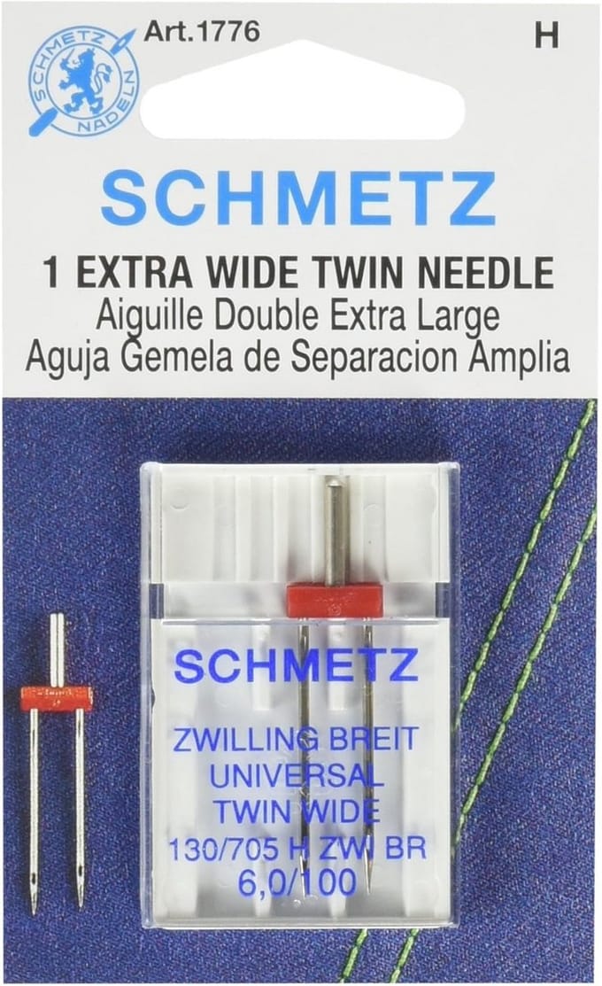 Dubbele Naaimachine Naald voor Zigzagsteken 6.0mm/100