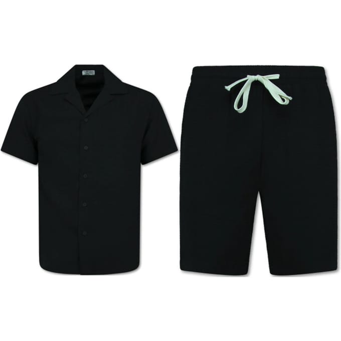 Enos Ribbed oversized shirt zomerset