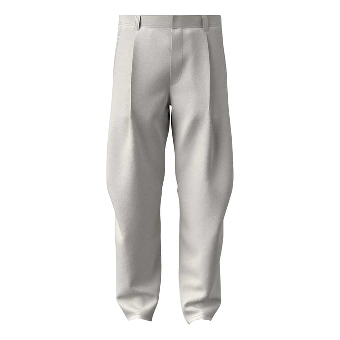 Diesel Herenbroek van Arthur met relaxte pasvorm (Wit)