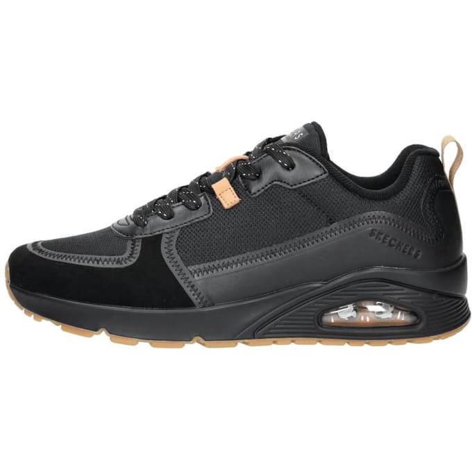 Skechers Uno - Layover Sneakers Laag - Zwart