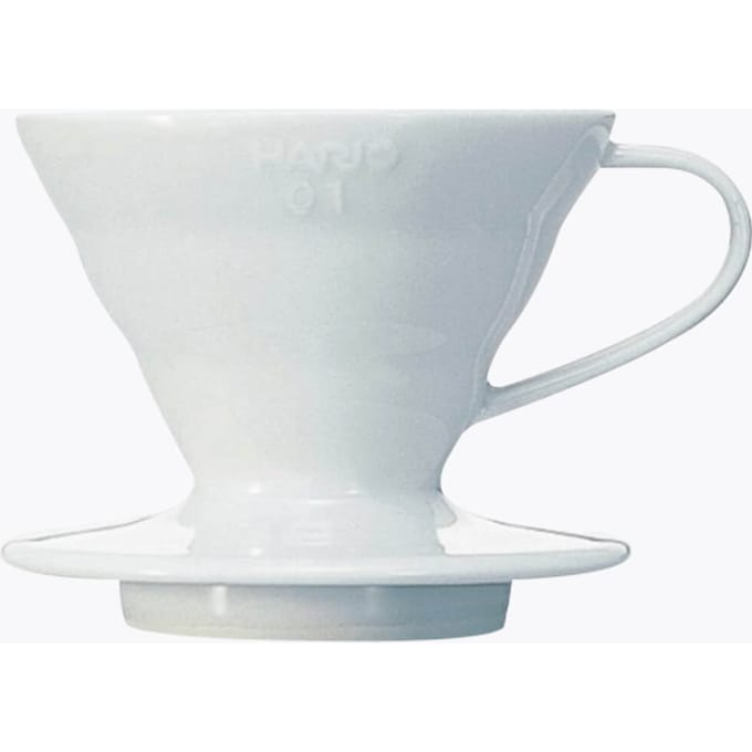 Hario V60 Dripper 01 keramisch koffiefilter (handfilter) wit