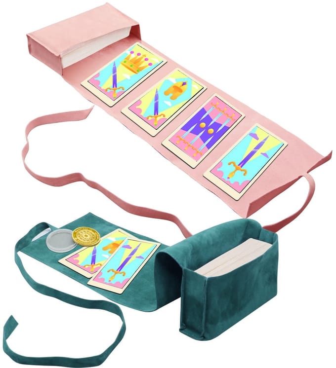 Dailygoods- Tarottassen Set van 3 - Tarotaccessoires - Kaarthouder