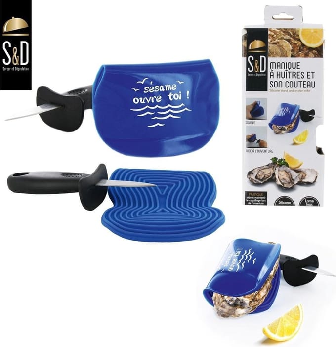Oestermes Set met Beschermingsmat