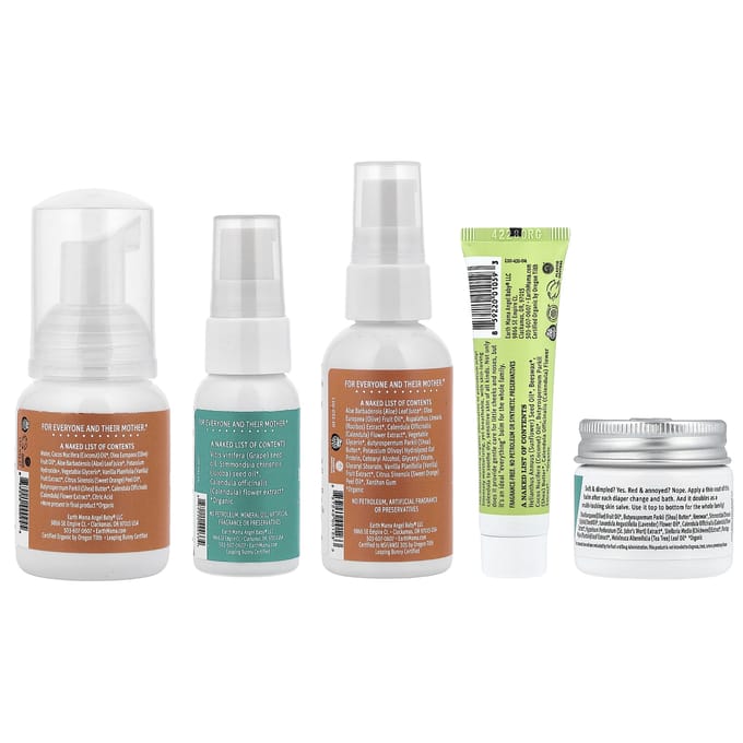 Earth Mama, Iets kleins voor de baby, 5-delige set white