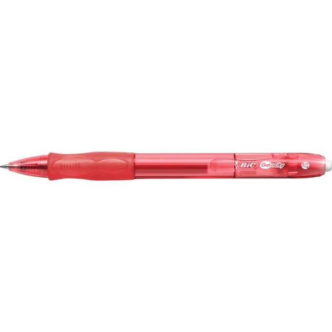 Gelschrijver Bic Gel-ocity medium rood