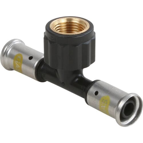 Henco gas pers T-stuk schroefbus 20x3/4"x20mm