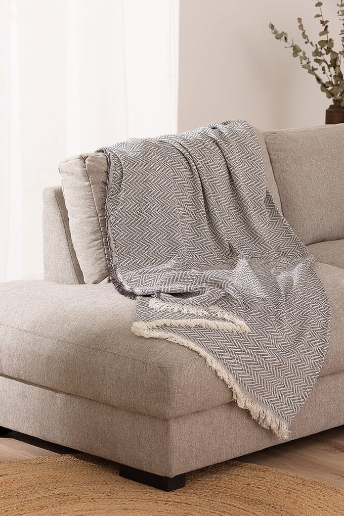 Belmarti Kenya plaid 180 x 260 cm - bruin