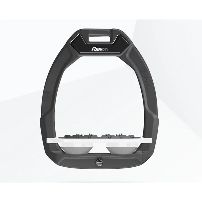 Veiligheidsstijgbeugels Plat Ultra Grip Antraciet/Wit/Grijs Flex-On Safe-On