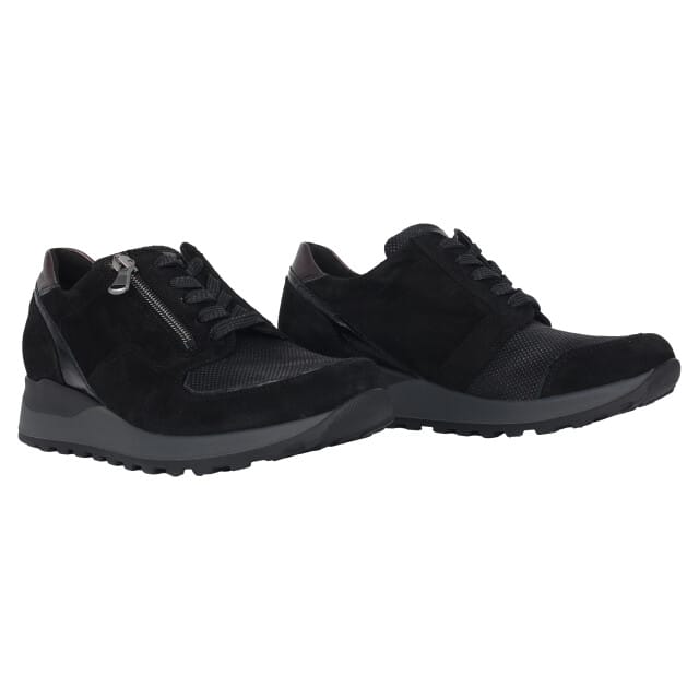 Waldläufer Hiroko - dames sneaker - Zwart - maat 36 (EU) 3.5 (UK)