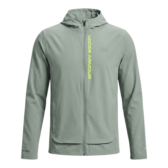 Under Armour Heren Outrun Hoodie Jacket (Groen)
