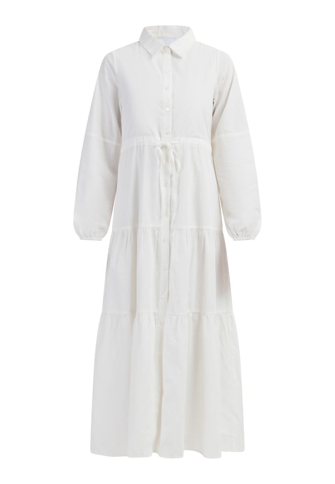 usha Katoenen maxi jurk lynnea Dames wolwit