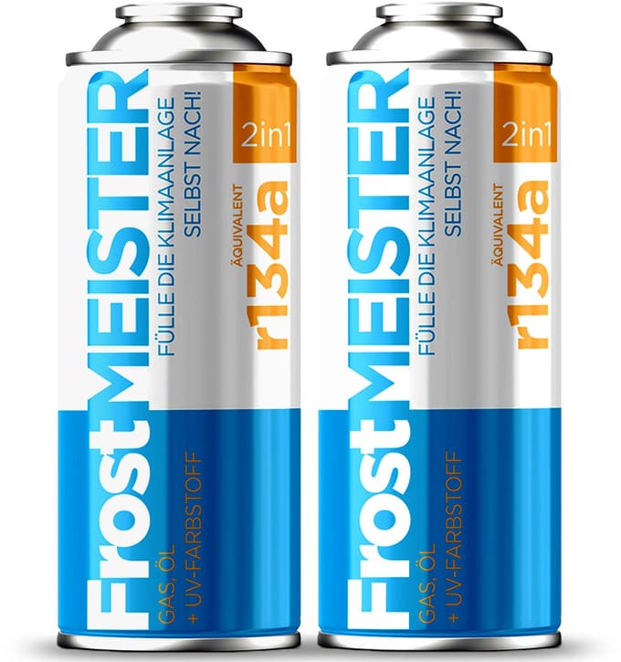 FrostMEISTER - Koelmiddel - Auto Airconditioner - 2x 400ml - R134a