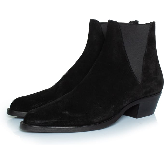 Saint Laurent Paris Dakota suède Chelsea boots