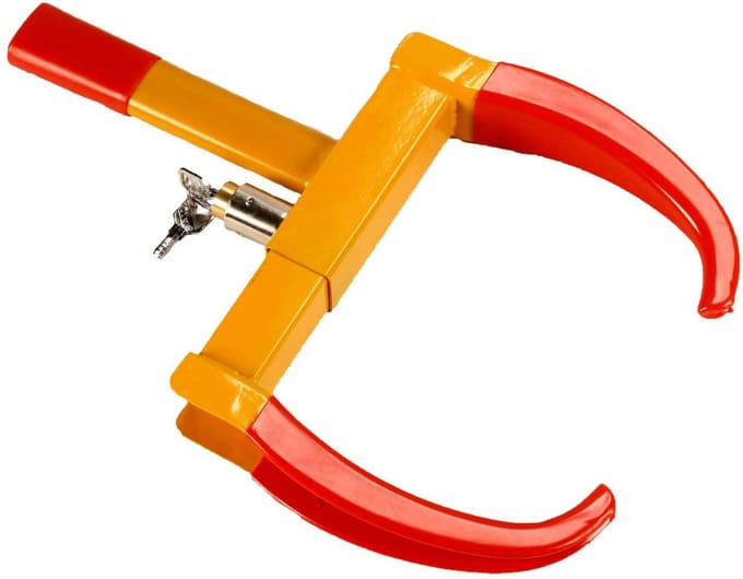 BTP - Wielklem - Universeel - Wielbreedte 18-25cm. - Anti diefstal