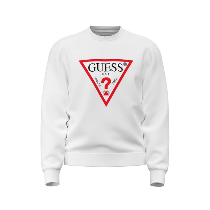 Sweatshirt Guess Red Triangle Fleece