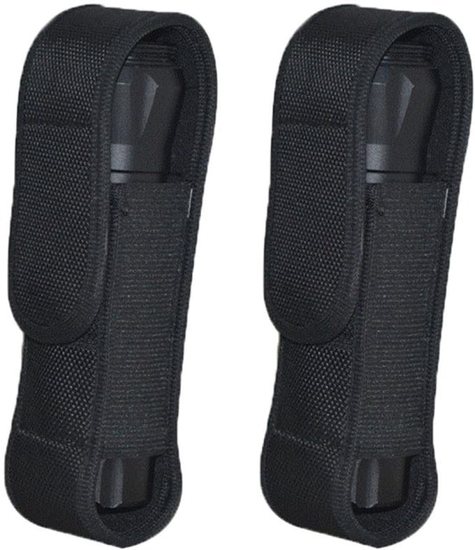 Vt products - Zaklamp Pouch - Nylon Houder - 2 stuks - Veilig en
