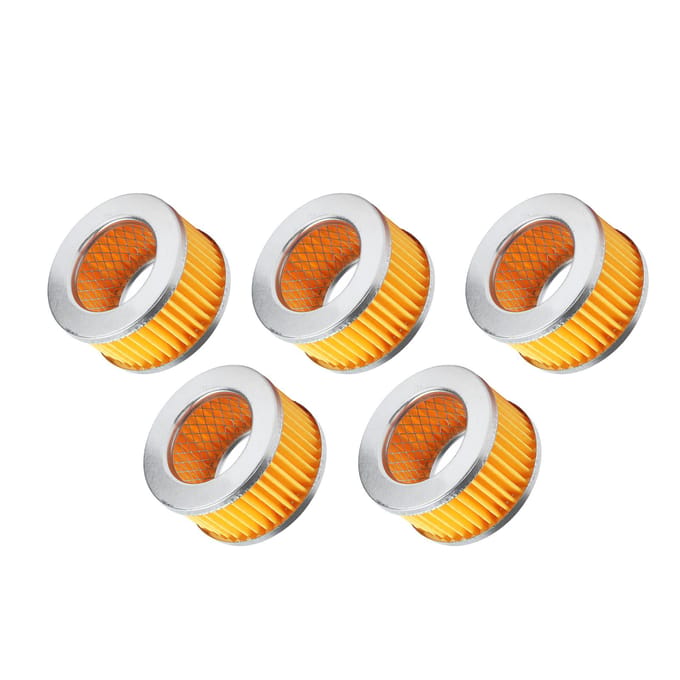 5 Stuks Luchtcompressor Filterelementen Demper Geluiddemper Accessoire Set Kit voor Vervanging