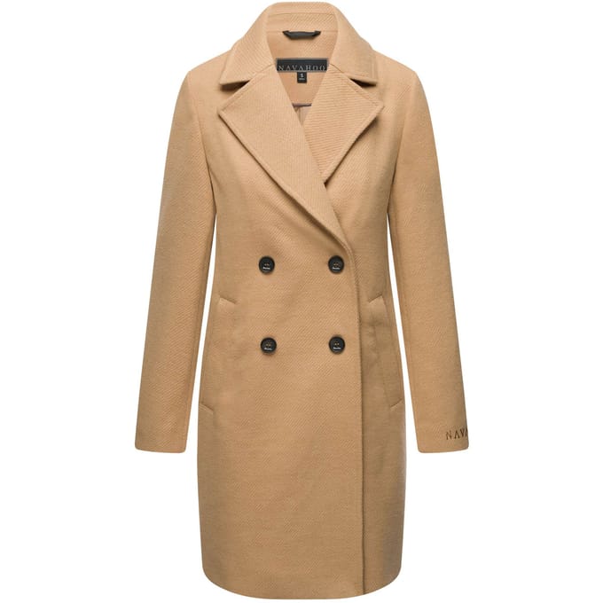 Navahoo Frostjuwel dames overgangsmantel met elegante strependetails