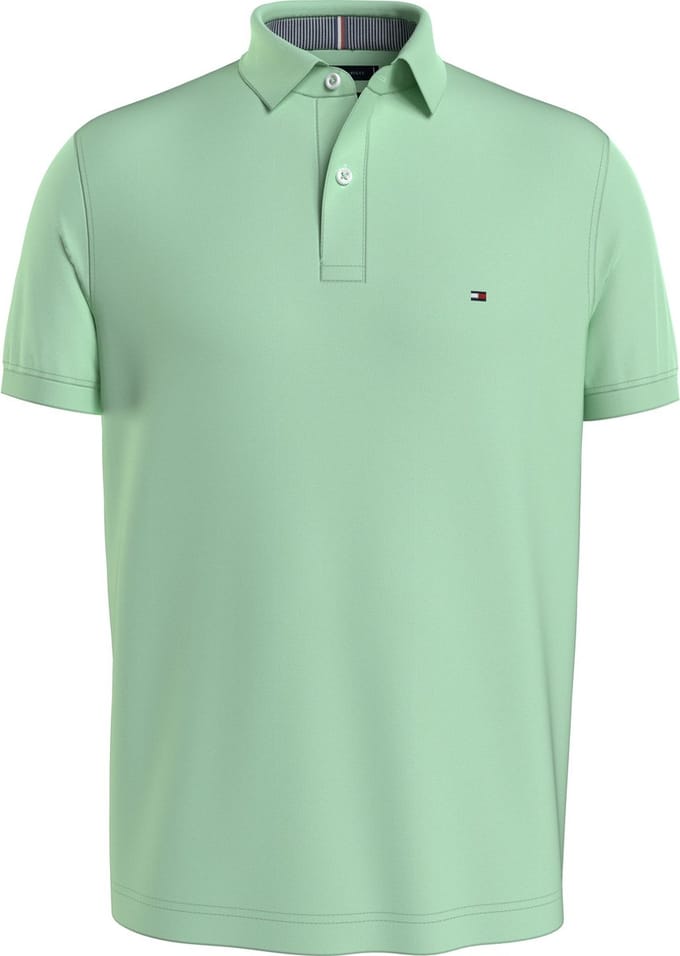 Tommy Hilfiger 1985 Regular Polo - heren poloshirt - mintgroen