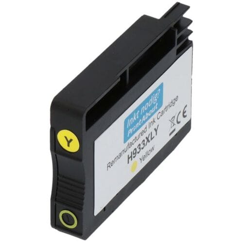 PrintAbout Inktcartridge 933XL (CN056AE) Geel Hoge capaciteit geschikt voor HP