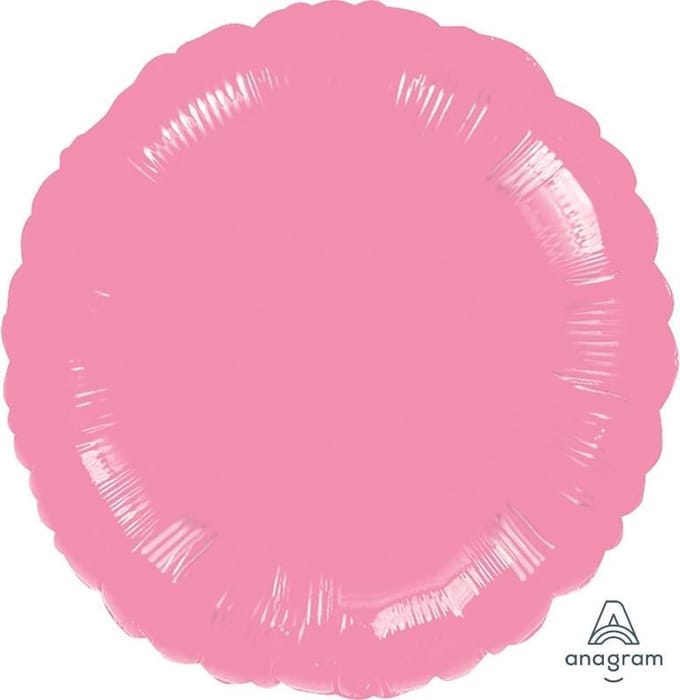 Ballon basic rond roze, 40 cm Kindercrea