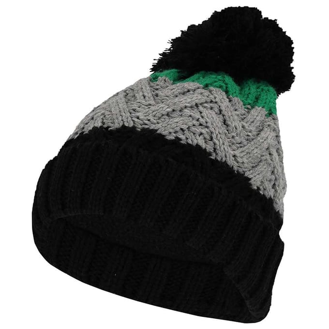 Sarlini - Wintermuts jongens - Skimuts - Pompon - Multi Groen - 2 tot 4 jaar
