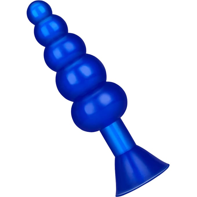 Bendable Butt Rattler - Blauw - Buttplug