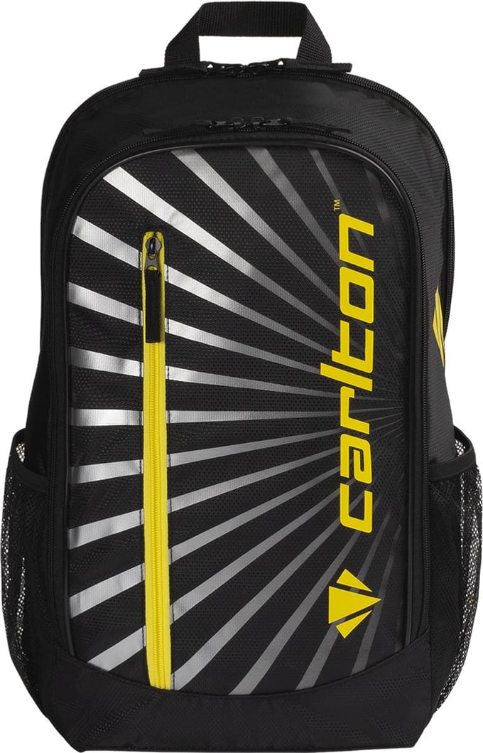 Carlton- Team Backpack- Badminton Tas - Black/Yellow