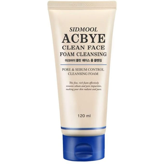 SIDMOOL Acbye Clean Mousse Nettoyante Visage 120 ml 1 PCS white