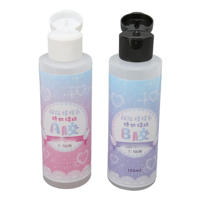 Vloeibare Translucente Siliconen DIY Elasticiteit Gekneed Geknepen Heldere Siliconenrubber voor Knutselen Canvas white