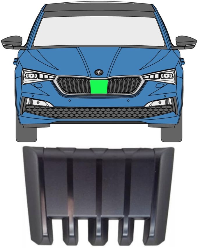 Grille afdekkap voor Skoda Scala 2019-