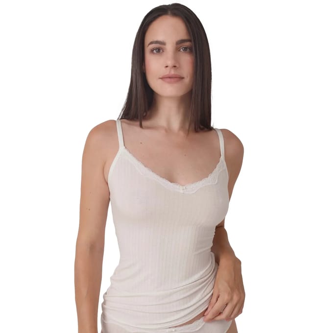 Damestanktop Sassa Bamboo Jacquard