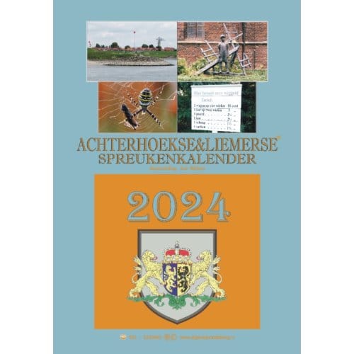 Achterhoekse & Liemerse Spreukenkalender 2024 - Arie Ribbers