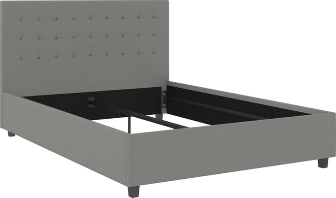 Emily-Bed - 140x200 - Lichtgrijs