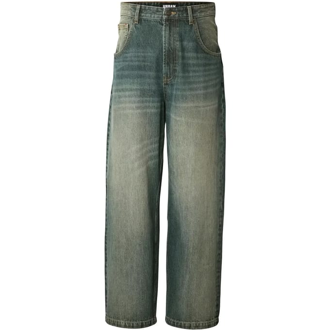 Urban Classics - Super Baggy Jeans Wijde broek - Taille, 34 inch - Blauw