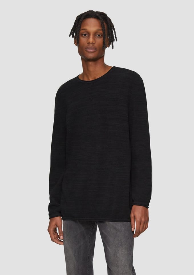 Qs Men-Pull--59W0 Blue-Maat S