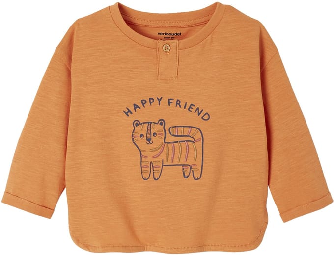 Vertbaudet T-shirt met lange mouwen "leeuw" baby