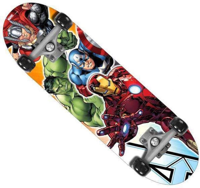Skateboard 61cm Cruiser - Met Antislip Deck en Sterke Aluminium Trucks