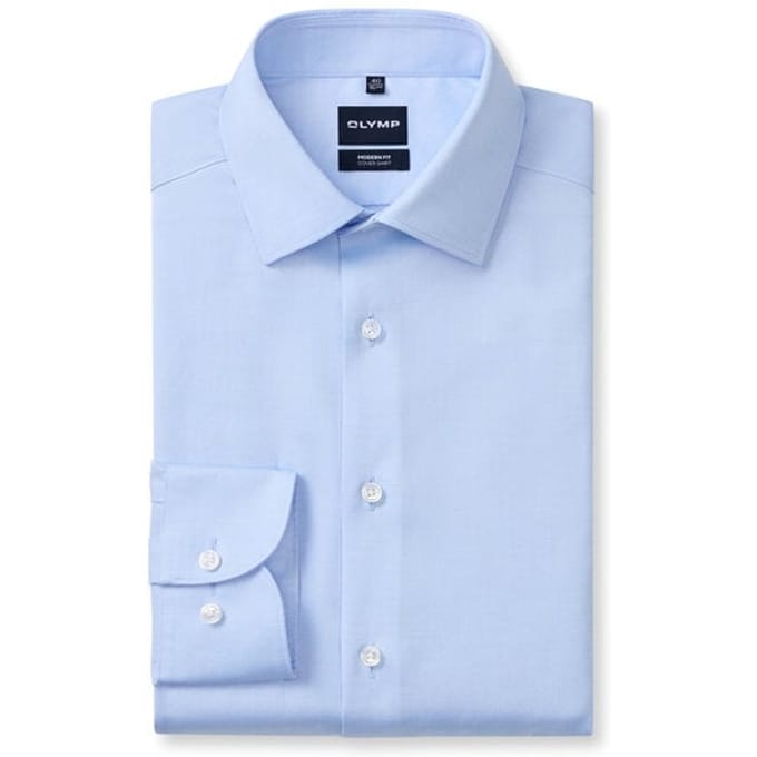 OLYMP Luxor Overhemd, Modern Fit, New Kent, Bleu