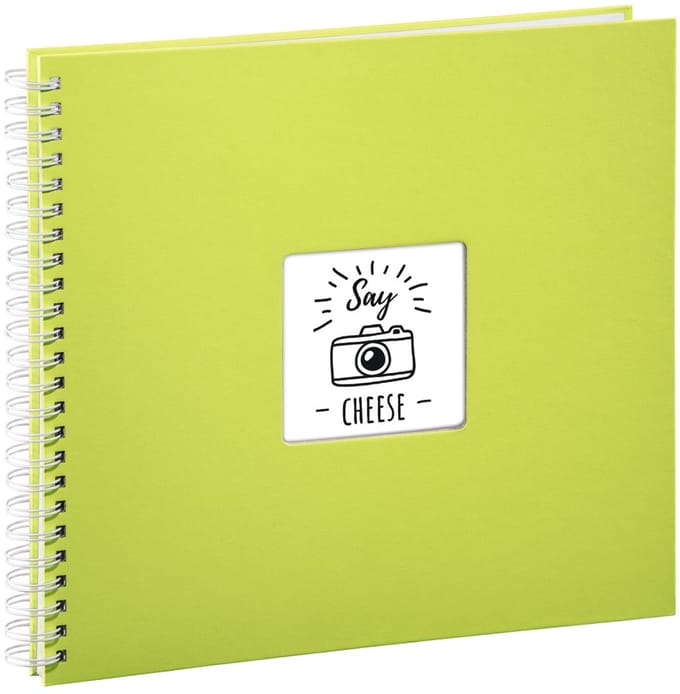 Hama "Fine Art" Spiral Album 36 x 32 cm 50 Wit Pages Kiwi