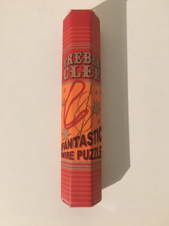 Draadpuzzle, verwijder de ring 2