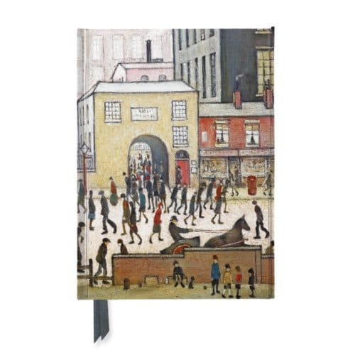 L.S. Lowry: Coming From The Mill (Foiled Journal) - Flame Tree Notebooks